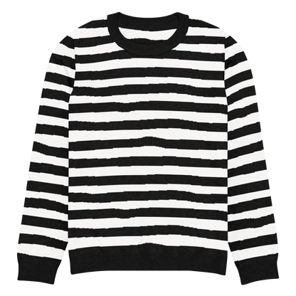 Pugsley Print Knit Crewneck Sweater Goth Cloth Co.