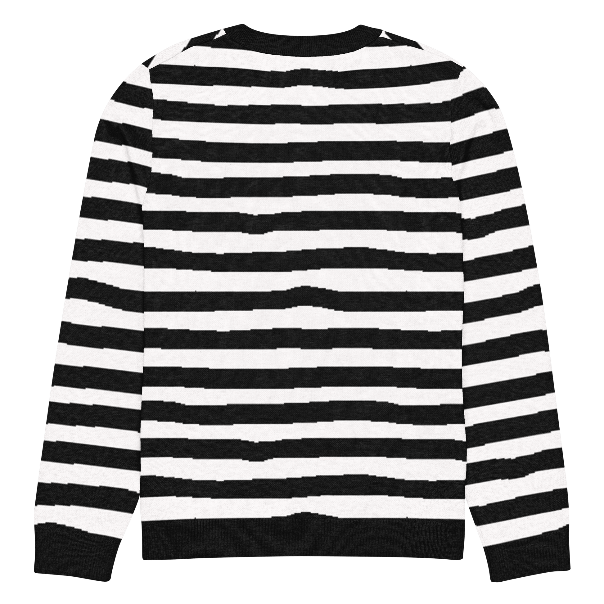 Pugsley Print Knit Crewneck Sweater Goth Cloth Co.