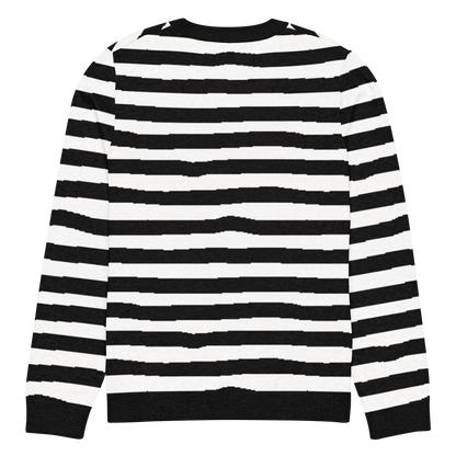 Pugsley Print Knit Crewneck Sweater Goth Cloth Co.
