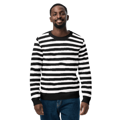 Pugsley Print Knit Crewneck Sweater Goth Cloth Co.