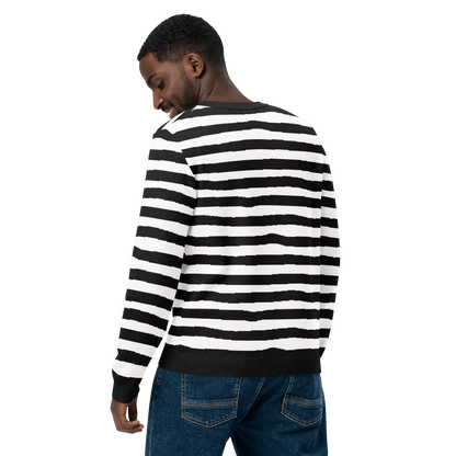 Pugsley Print Knit Crewneck Sweater Goth Cloth Co.