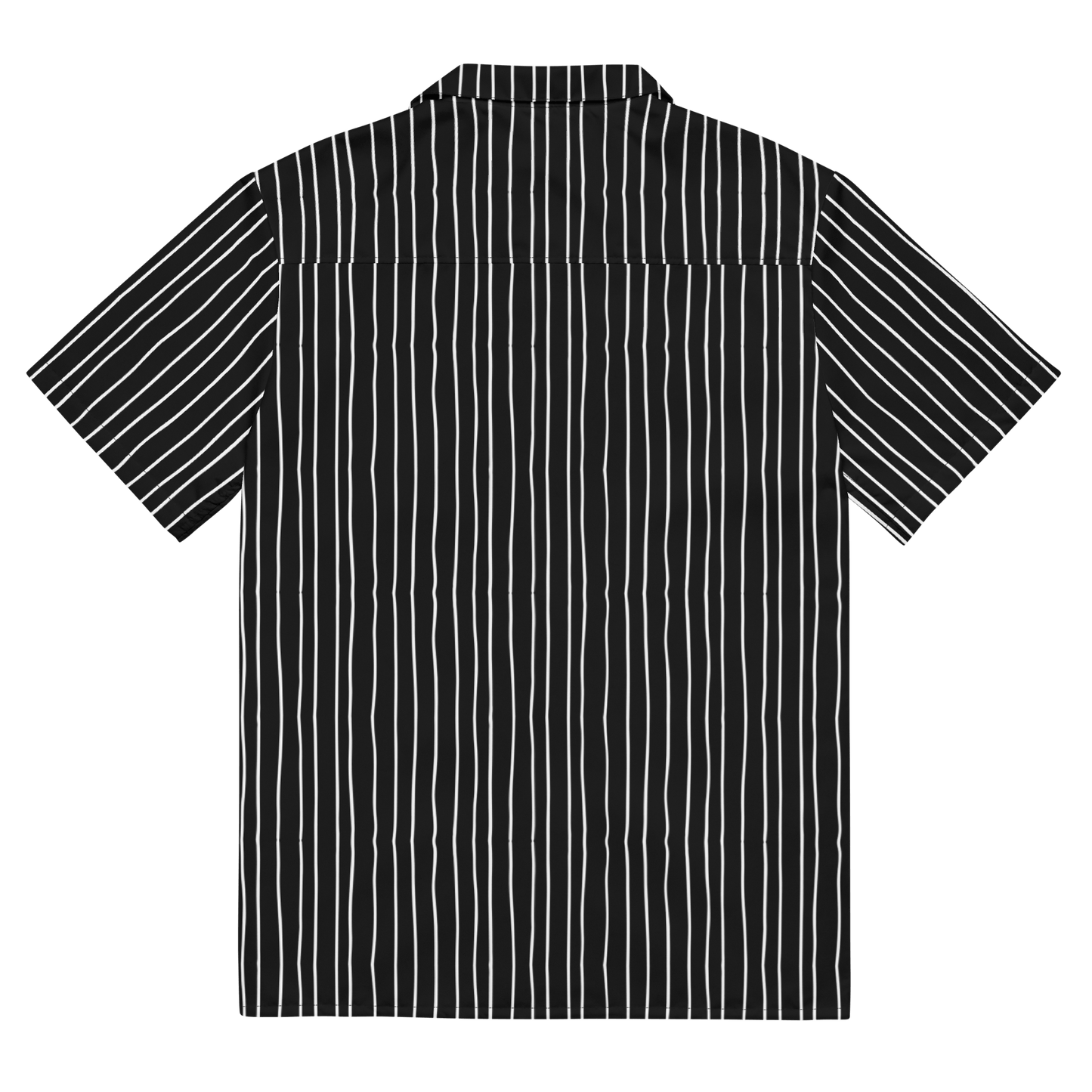 Pumpkin King Pinstripes Button-Up Shirt Goth Cloth Co.
