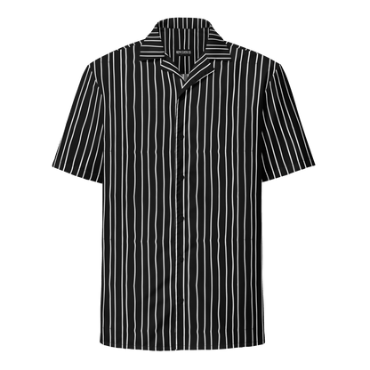 Pumpkin King Pinstripes Button-Up Shirt Goth Cloth Co.