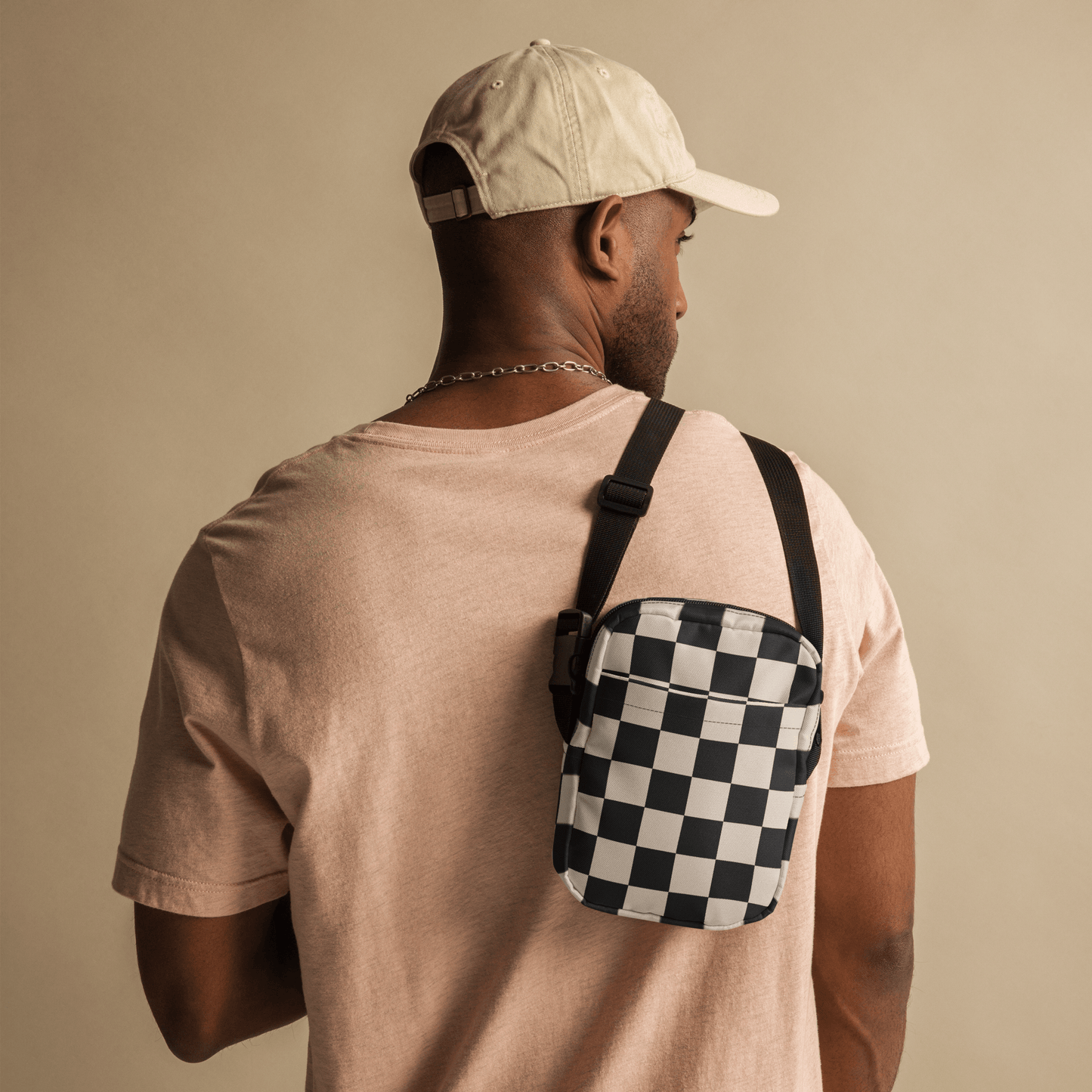 Retro Revival Checkerboard Crossbody Bag Goth Cloth Co.