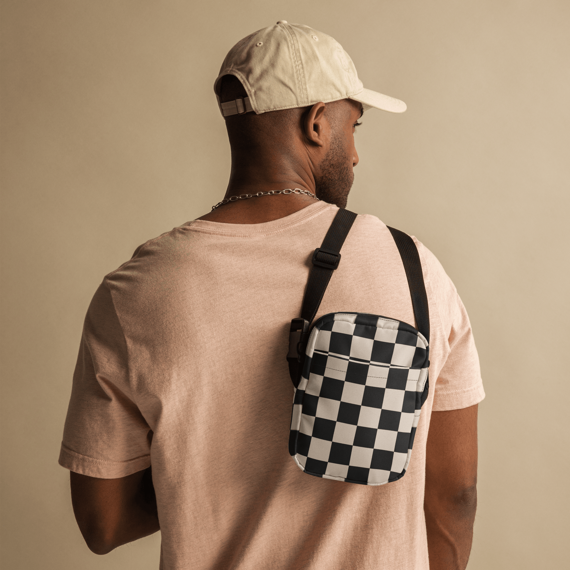 Retro Revival Checkerboard Crossbody Bag Goth Cloth Co.