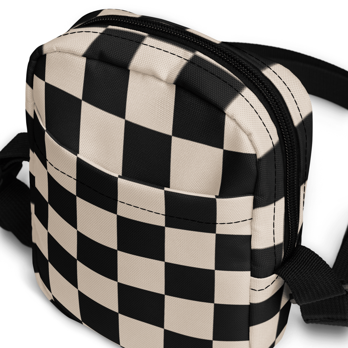 Retro Revival Checkerboard Crossbody Bag Goth Cloth Co.