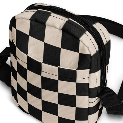 Retro Revival Checkerboard Crossbody Bag Goth Cloth Co.
