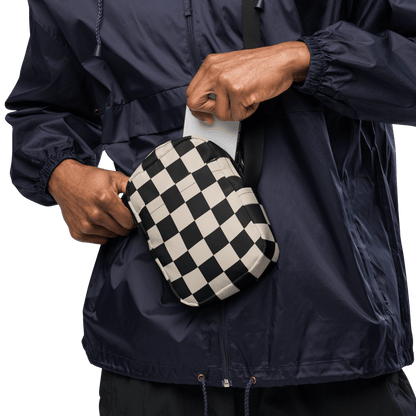Retro Revival Checkerboard Crossbody Bag Goth Cloth Co.