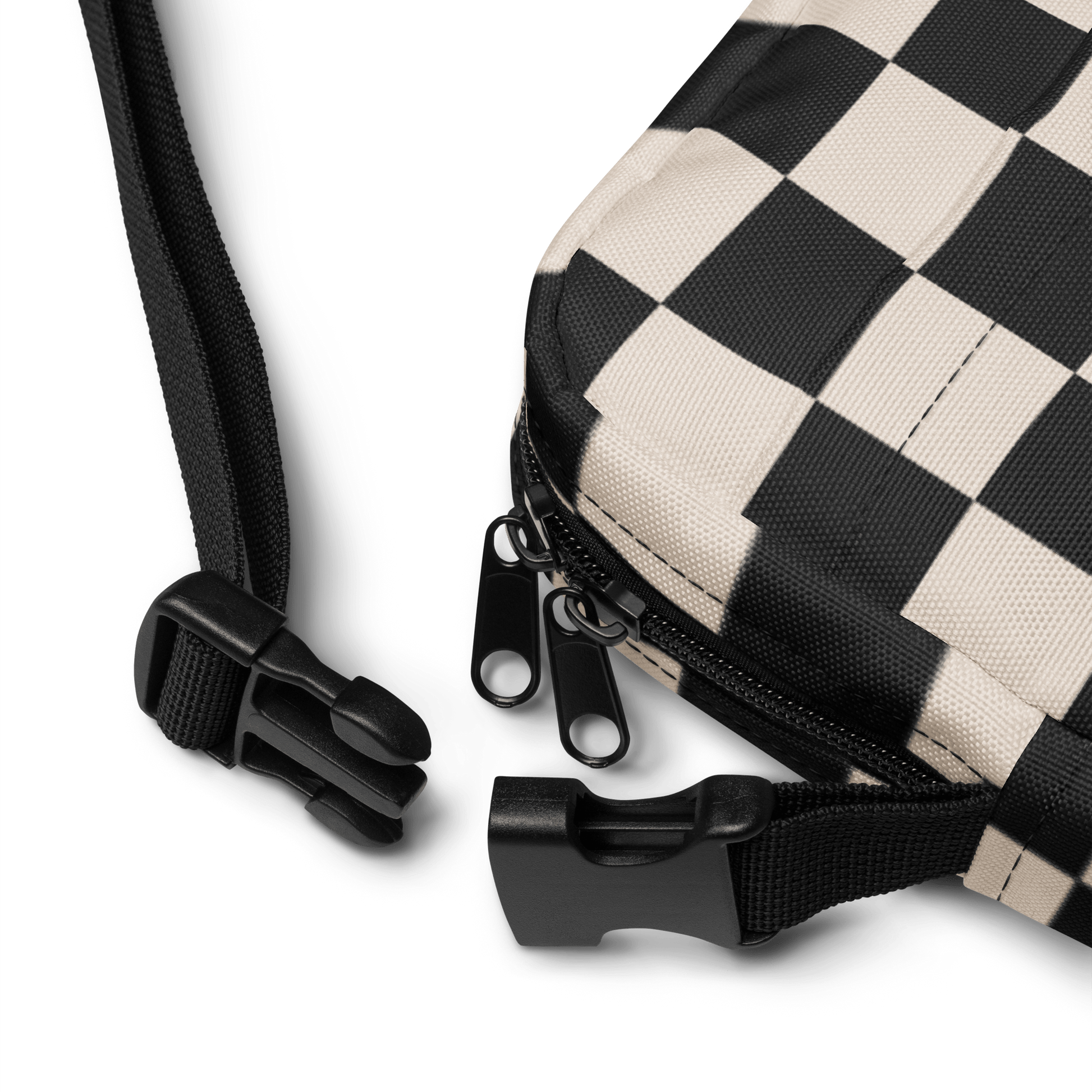 Retro Revival Checkerboard Crossbody Bag Goth Cloth Co.