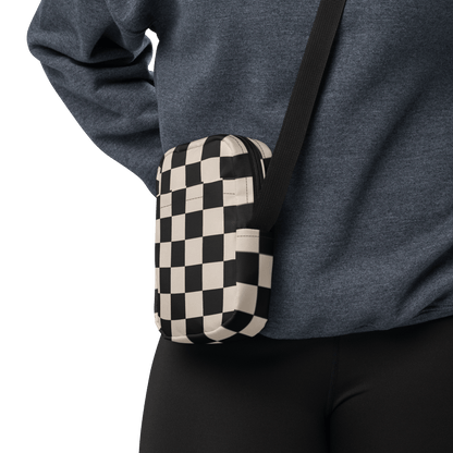 Retro Revival Checkerboard Crossbody Bag Goth Cloth Co.