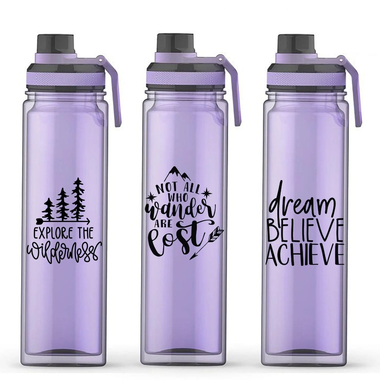 Reusable Water Bottle, motivational water bottle, Adventure Gift, Hiking Gift, Outdoor Lover Gift Ideas for Her Joyful Moose
