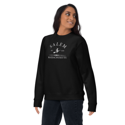 Salem Massachusetts Embroidered Sweatshirt Goth Cloth Co.