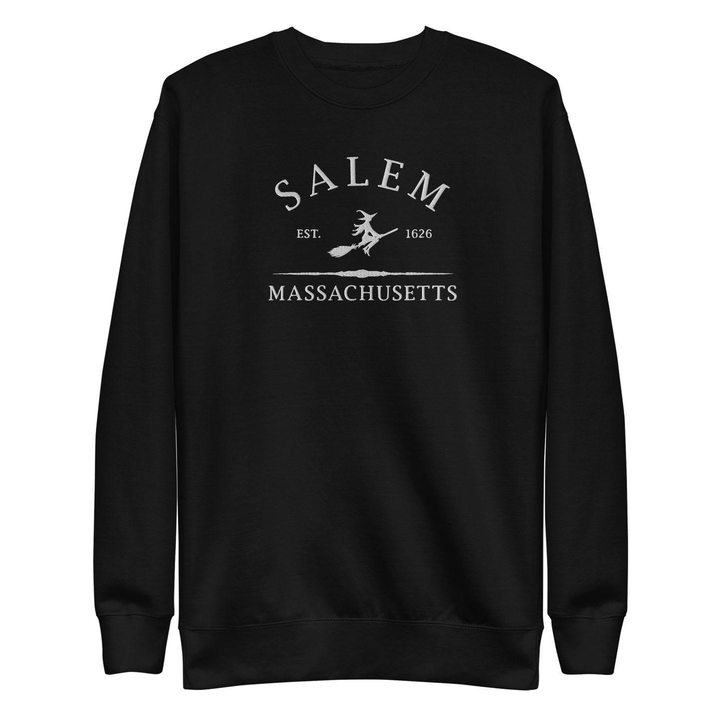 Salem Massachusetts Embroidered Sweatshirt Goth Cloth Co.