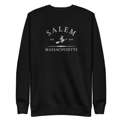 Salem Massachusetts Embroidered Sweatshirt Goth Cloth Co.