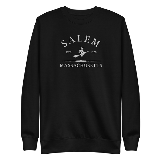 Salem Massachusetts Embroidered Sweatshirt Goth Cloth Co.