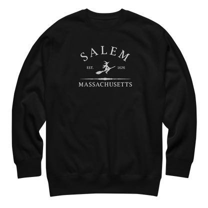 Salem Massachusetts Embroidered Sweatshirt Goth Cloth Co.