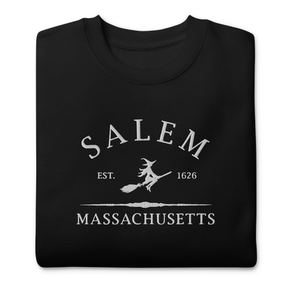Salem Massachusetts Embroidered Sweatshirt Goth Cloth Co.