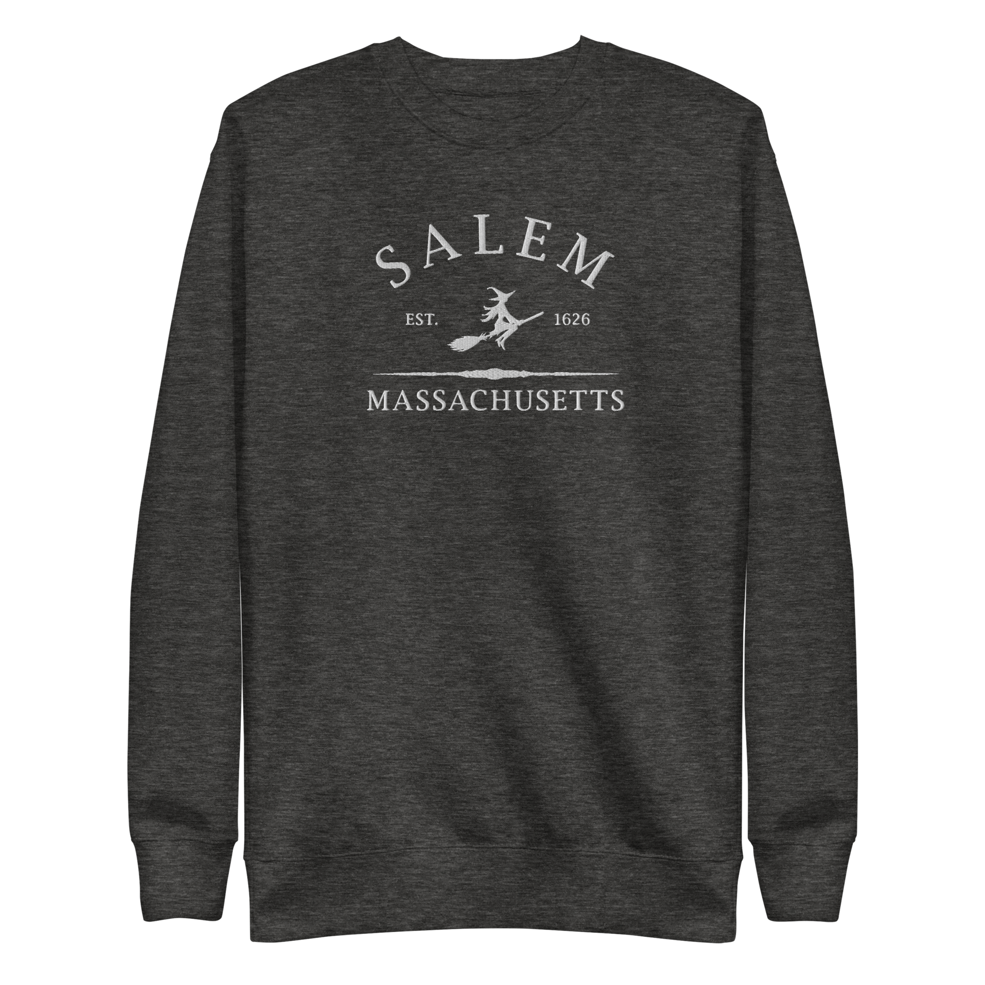 Salem Massachusetts Embroidered Sweatshirt Goth Cloth Co.