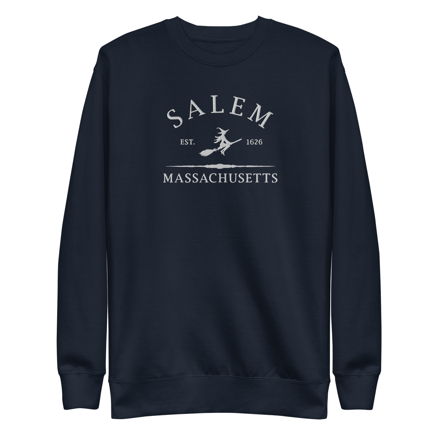 Salem Massachusetts Embroidered Sweatshirt Goth Cloth Co.