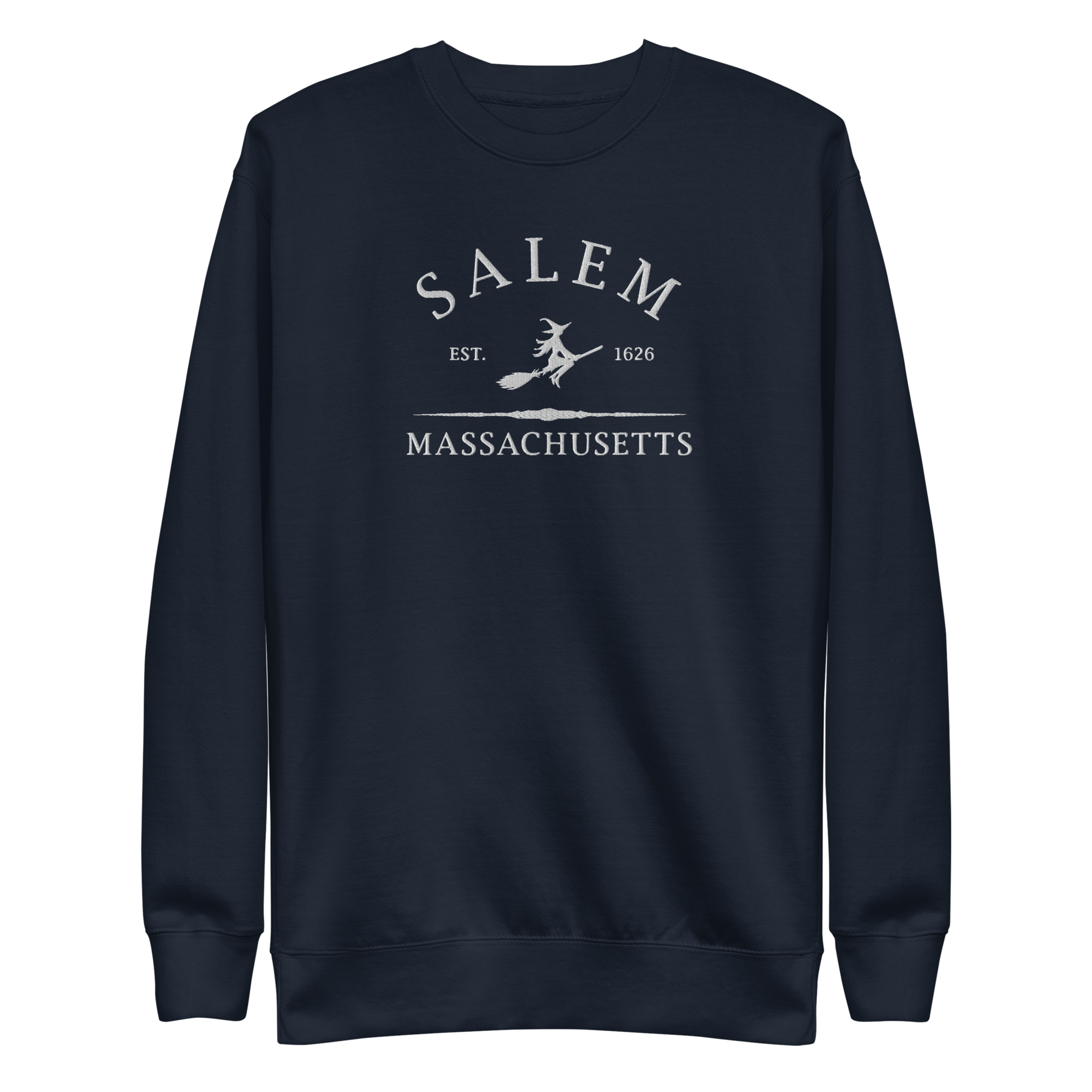 Salem Massachusetts Embroidered Sweatshirt Goth Cloth Co.