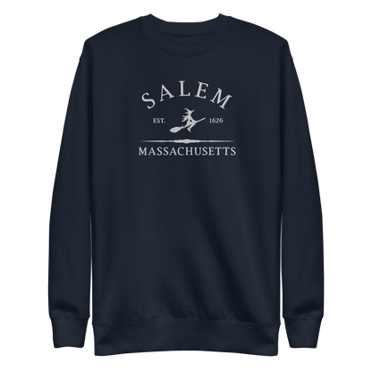 Salem Massachusetts Embroidered Sweatshirt Goth Cloth Co.