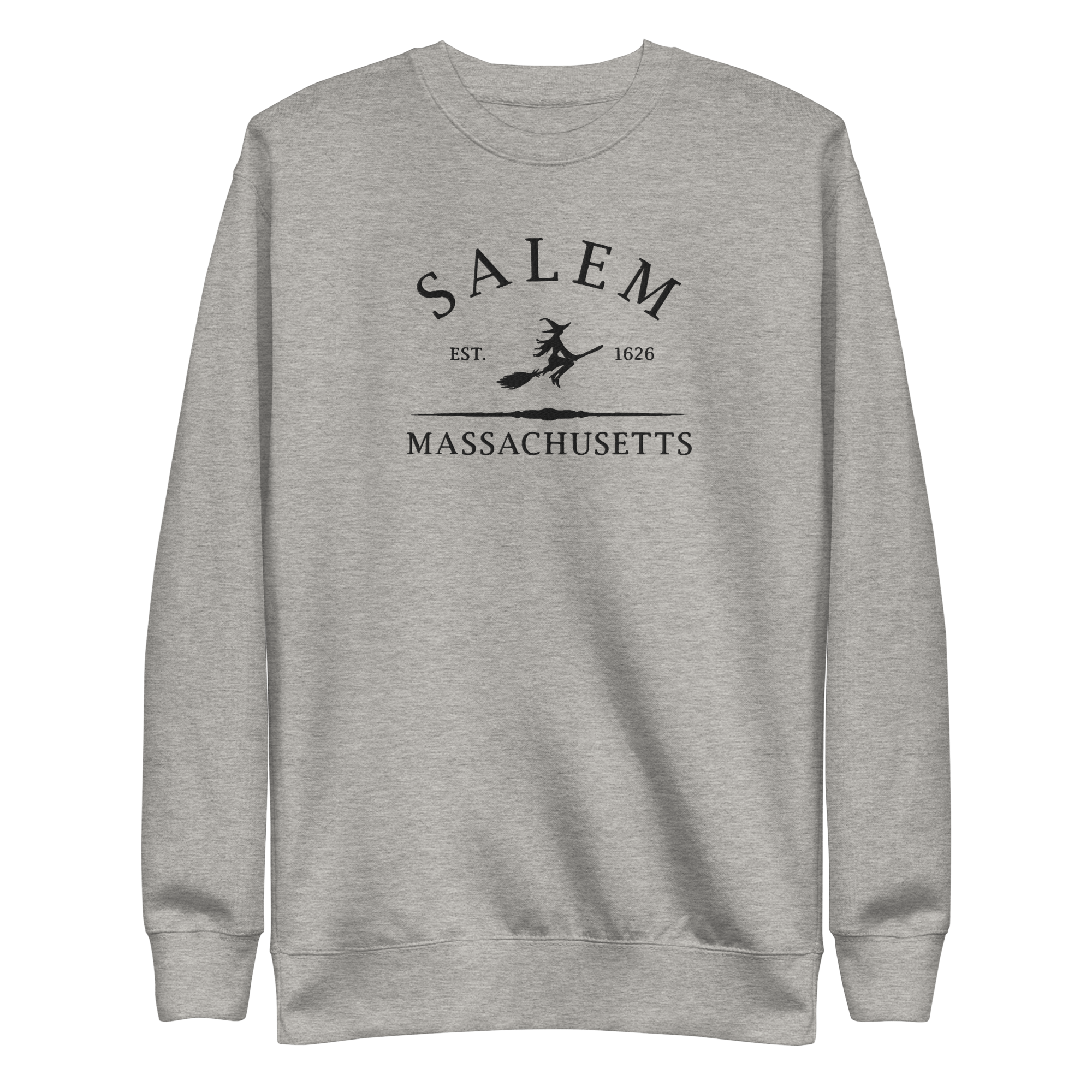 Salem Massachusetts Embroidered Sweatshirt Goth Cloth Co.