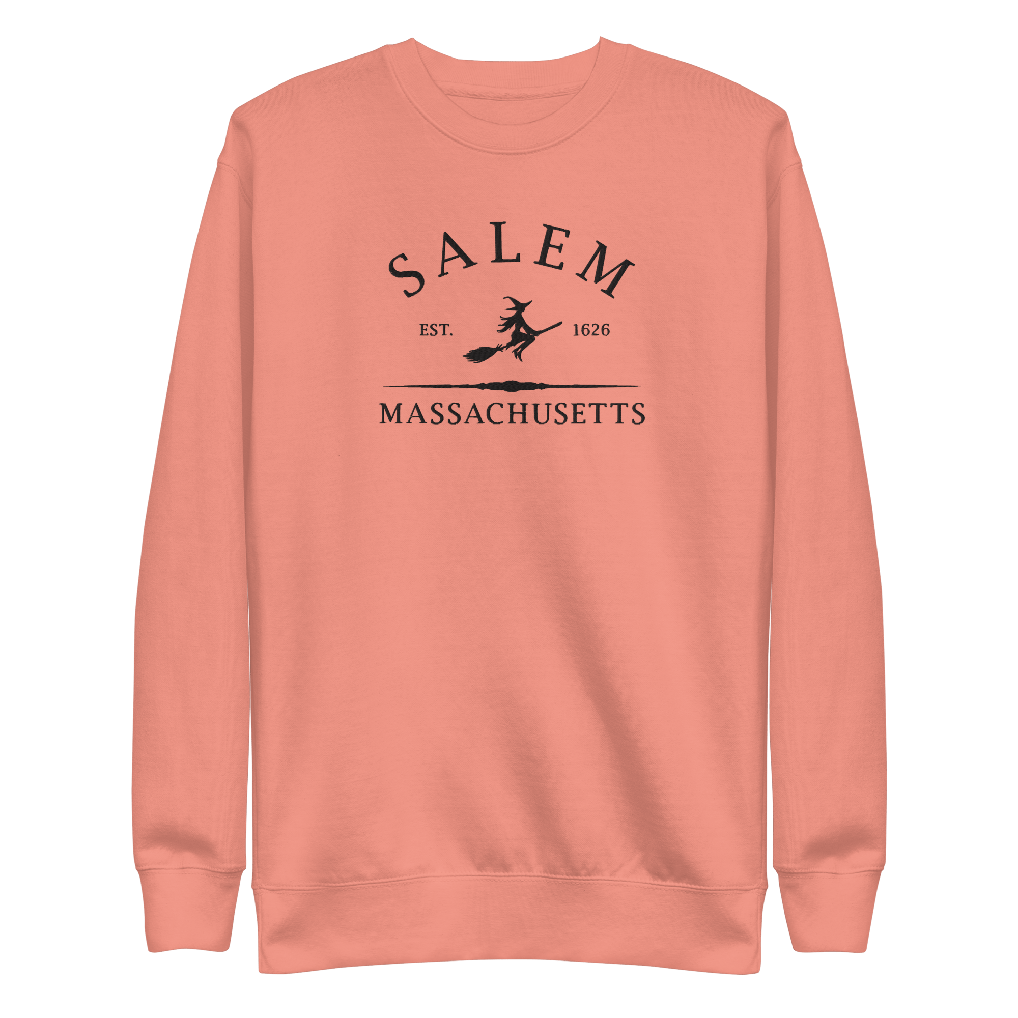 Salem Massachusetts Embroidered Sweatshirt Goth Cloth Co.