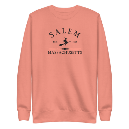 Salem Massachusetts Embroidered Sweatshirt Goth Cloth Co.