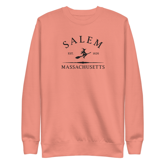 Salem Massachusetts Embroidered Sweatshirt Goth Cloth Co.