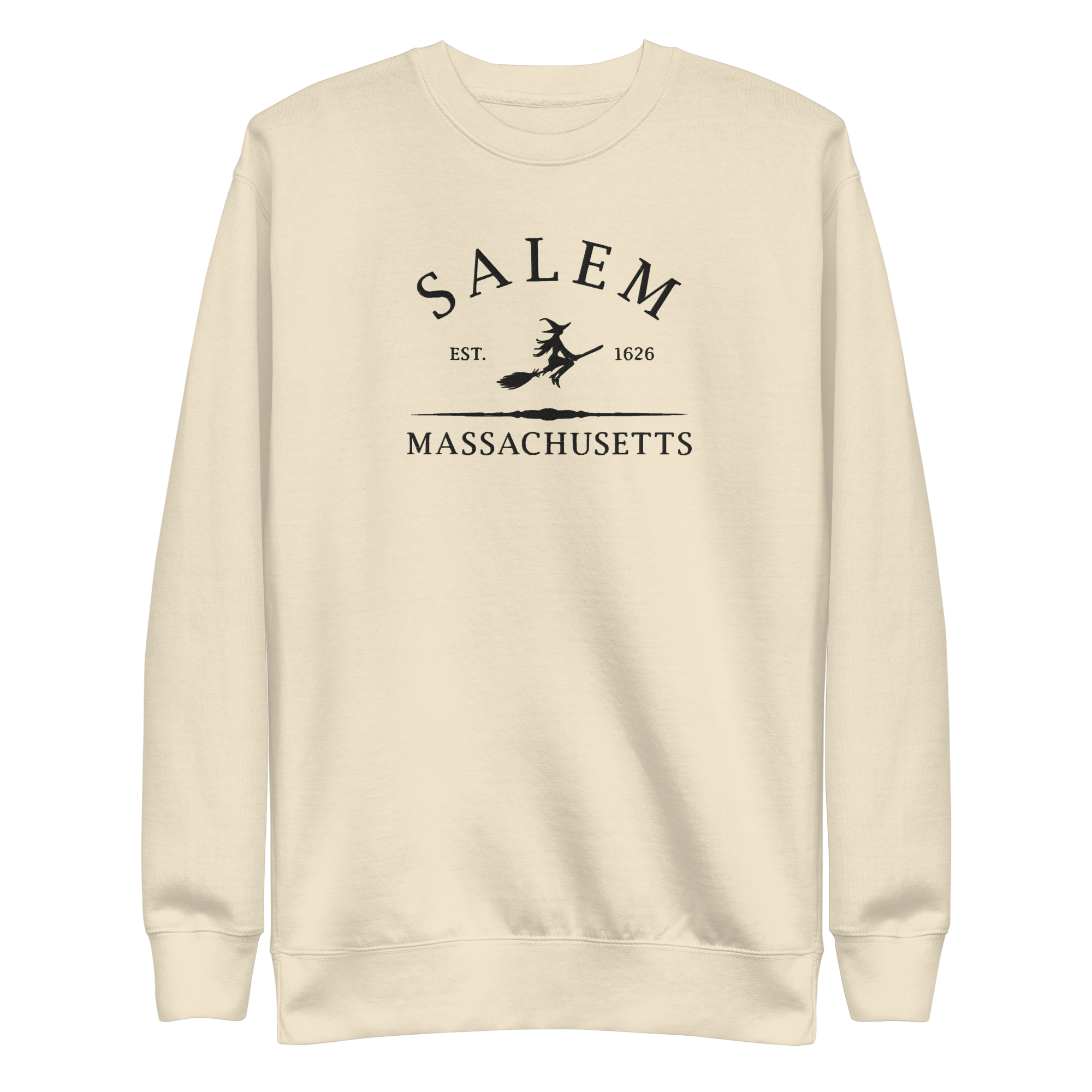 Salem Massachusetts Embroidered Sweatshirt Goth Cloth Co.