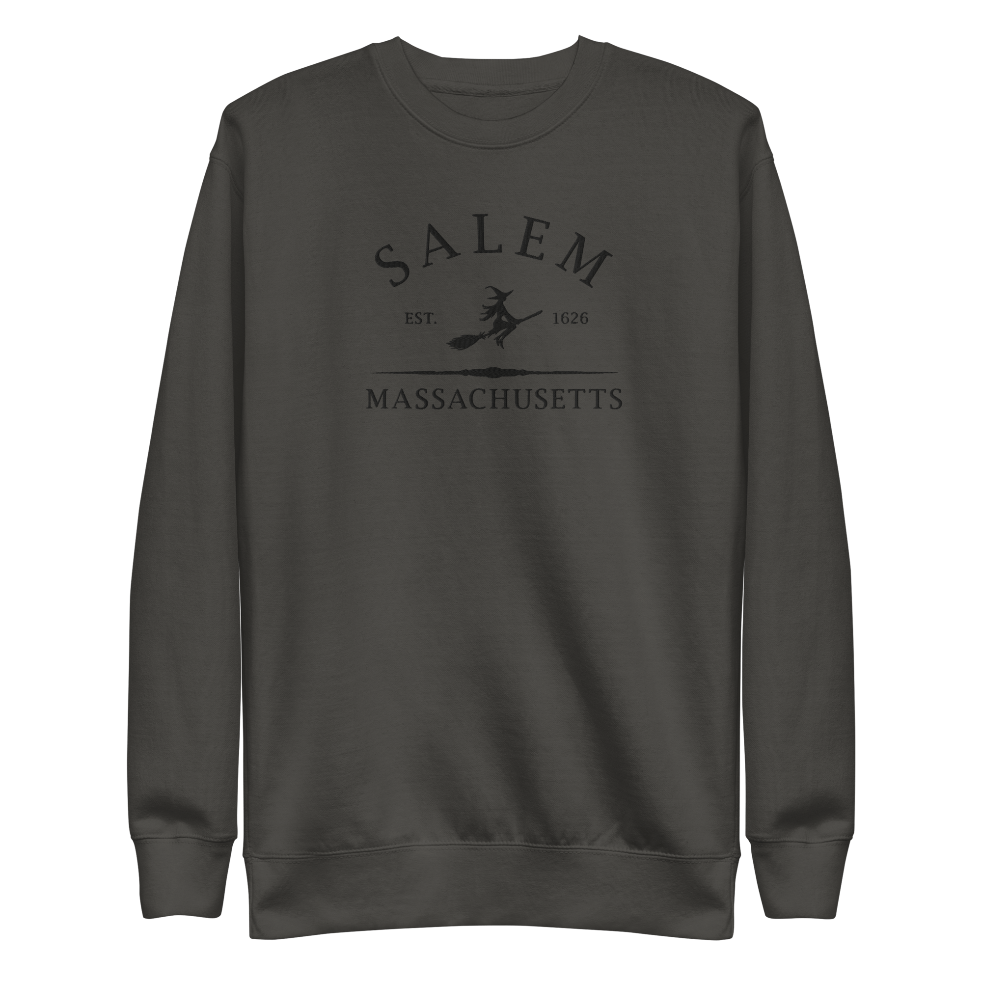 Salem Massachusetts Embroidered Sweatshirt Goth Cloth Co.