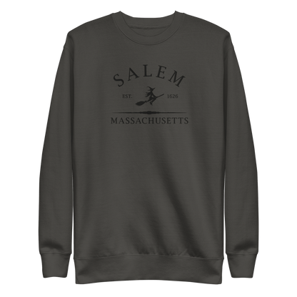 Salem Massachusetts Embroidered Sweatshirt Goth Cloth Co.