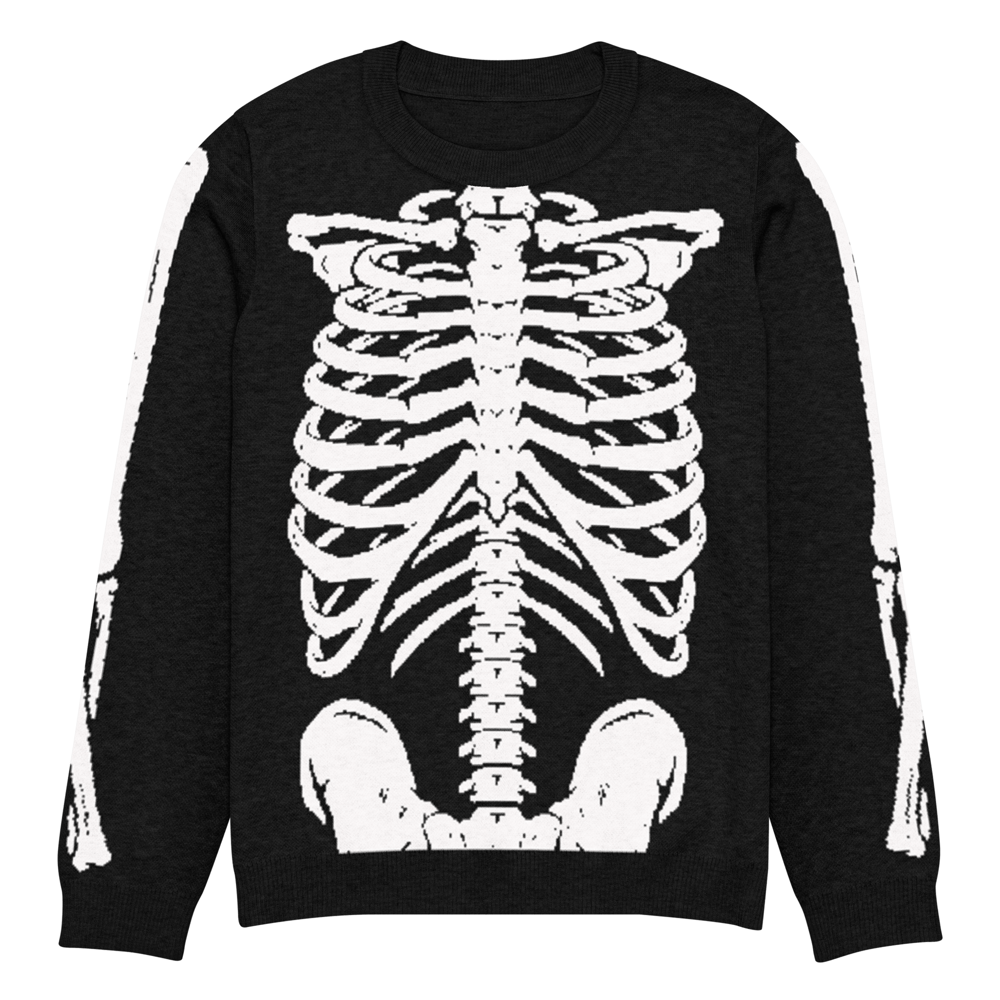 Skeleton Squad Knit Crew Neck Sweater Goth Cloth Co.