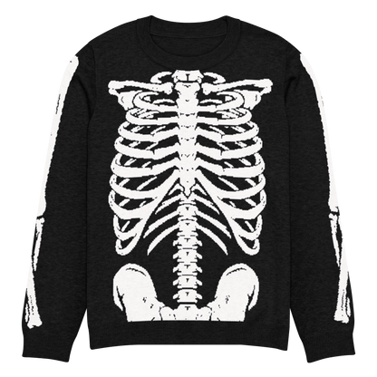 Skeleton Squad Knit Crew Neck Sweater Goth Cloth Co.