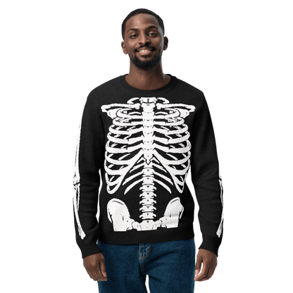 Skeleton Squad Knit Crew Neck Sweater Goth Cloth Co.