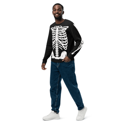 Skeleton Squad Knit Crew Neck Sweater Goth Cloth Co.