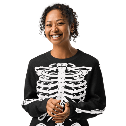 Skeleton Squad Knit Crew Neck Sweater Goth Cloth Co.