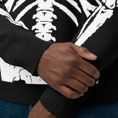 Skeleton Squad Knit Crew Neck Sweater Goth Cloth Co.