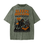 Sleepy Hollow Bed & Breakfast Acid Wash T-Shirt Goth Cloth Co.