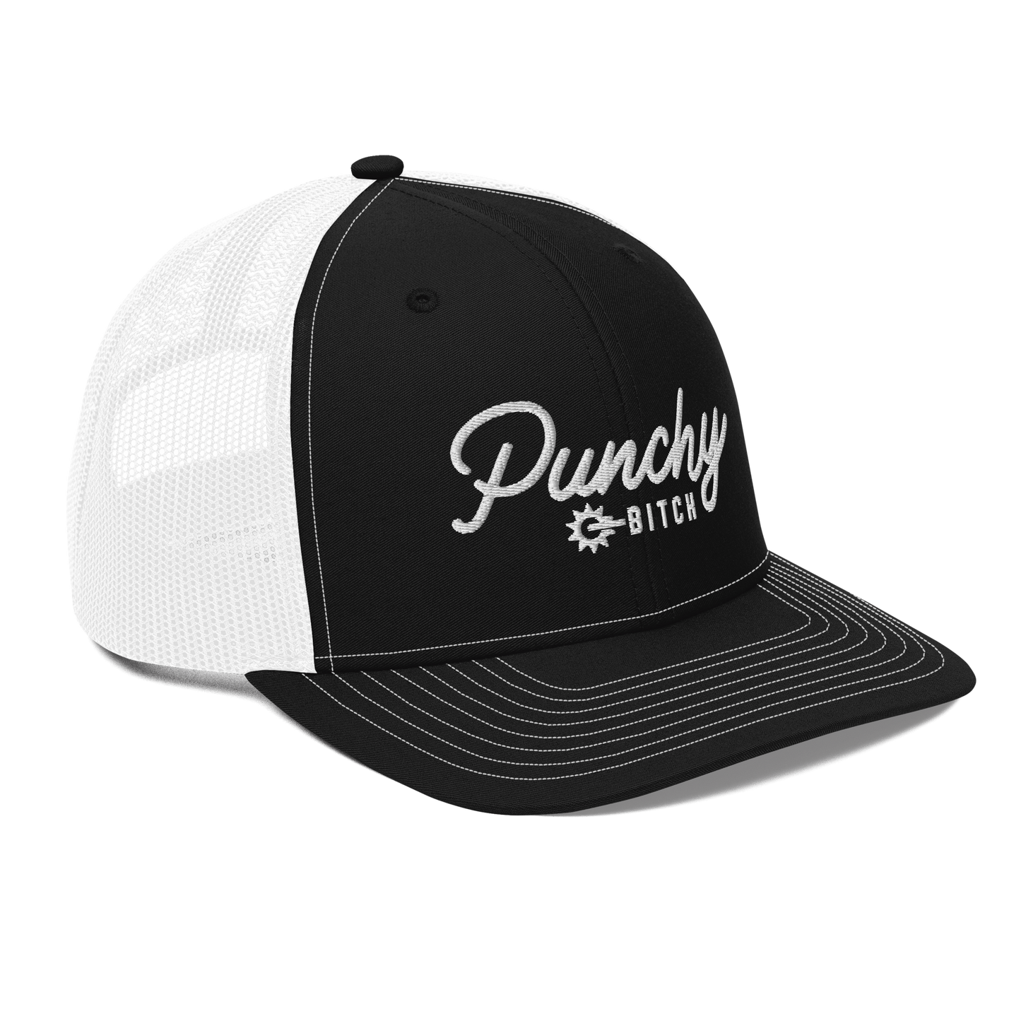Punchy Bitch Hat - White Logo Wild Cactus Boutique