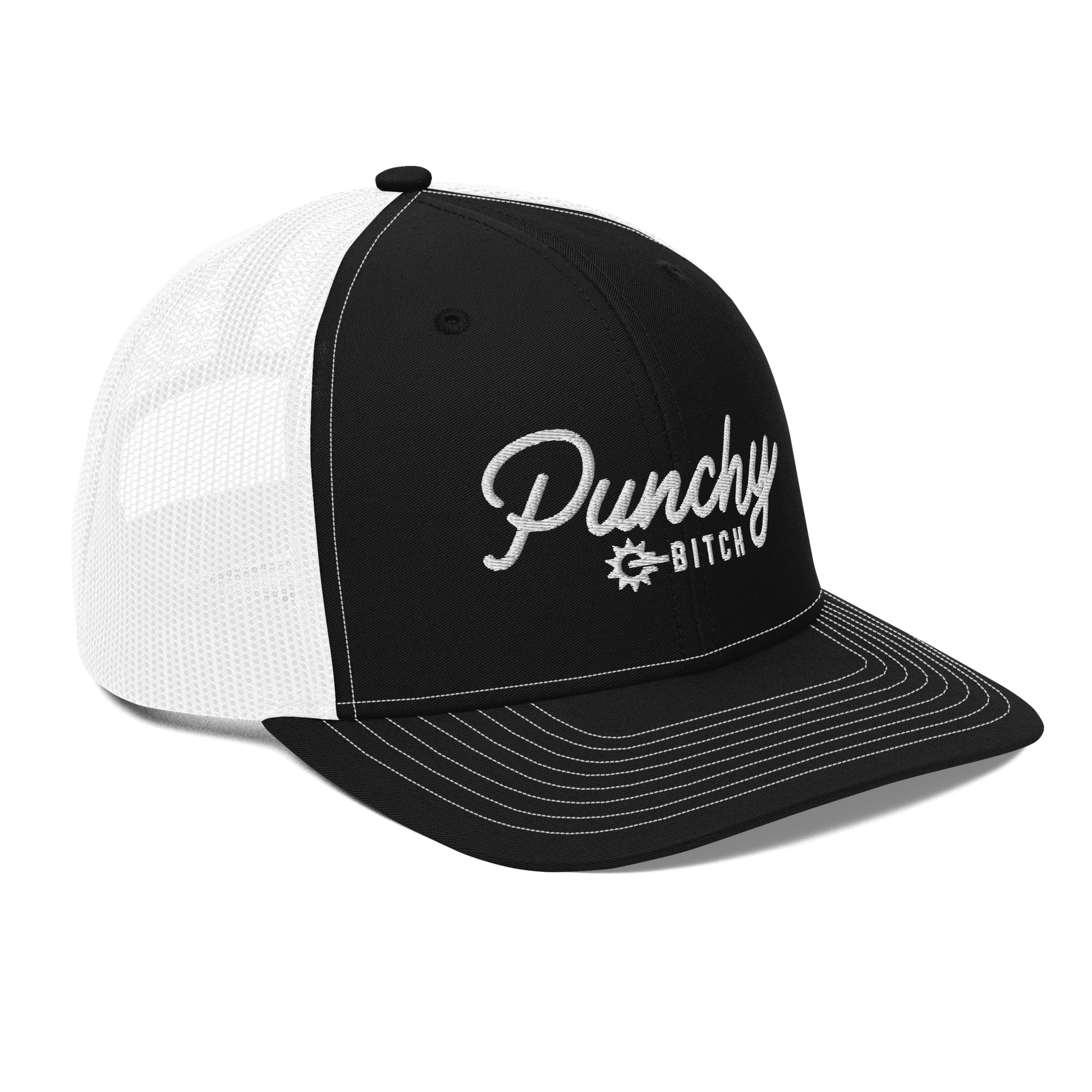 Punchy Bitch Hat - White Logo Wild Cactus Boutique