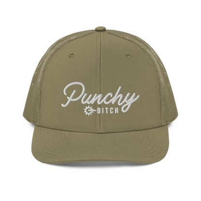 Punchy Bitch Hat - White Logo Wild Cactus Boutique