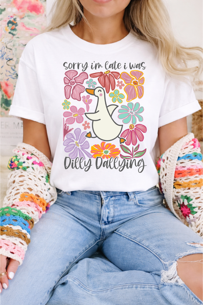 Sorry I'm Late Graphic Tee and Sweatshirt Thread & Co. Boutique, LLC