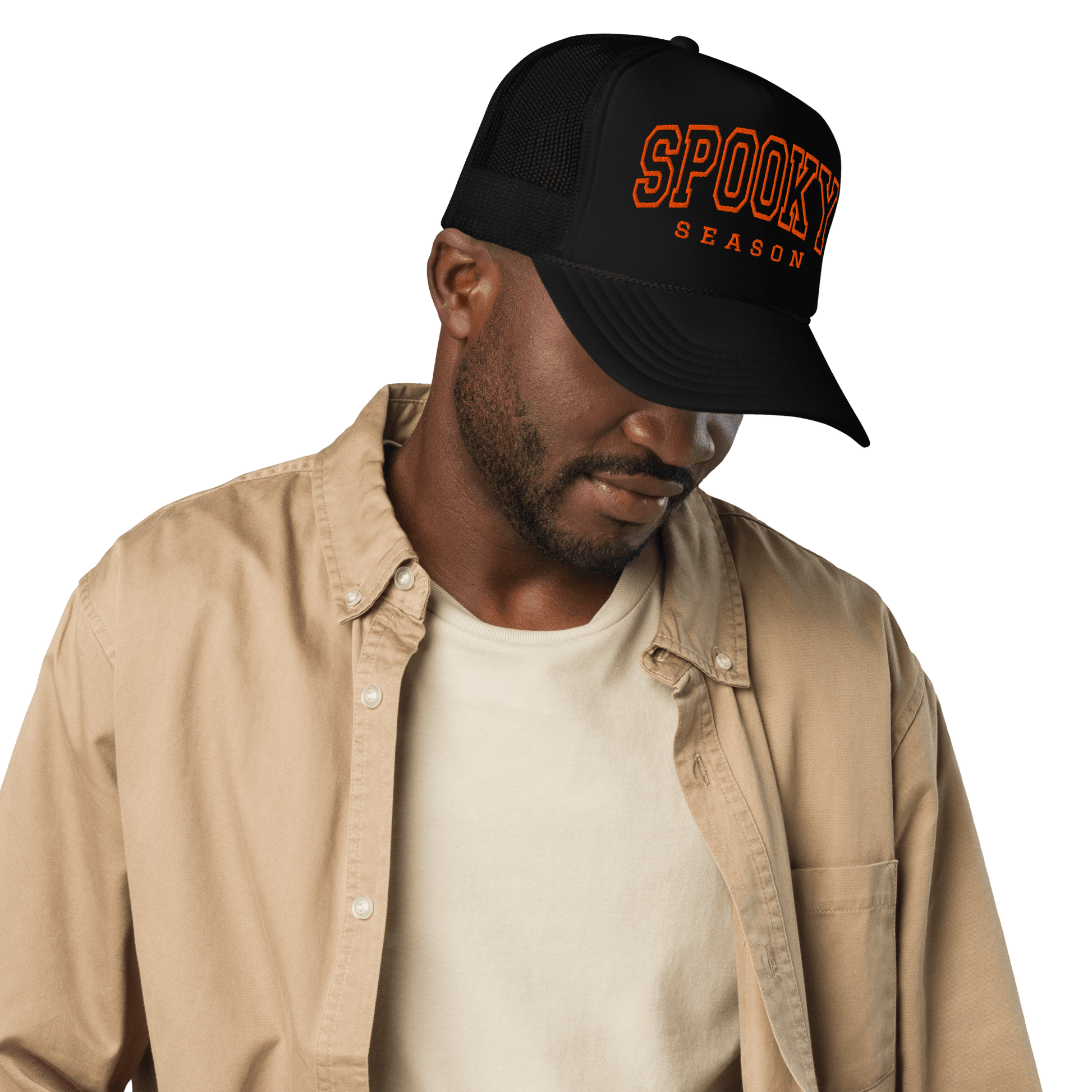Spooky Season Embroidered Foam Trucker Hat Goth Cloth Co.