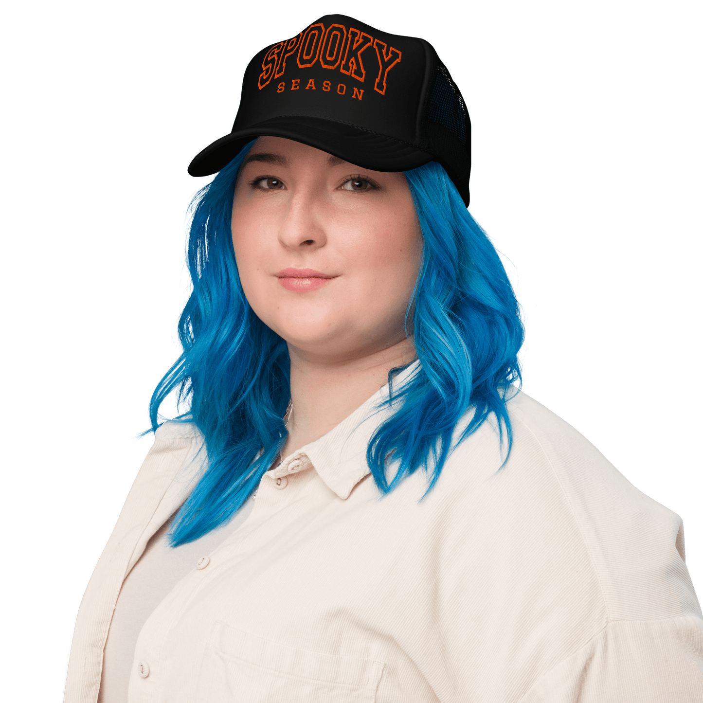 Spooky Season Embroidered Foam Trucker Hat Goth Cloth Co.