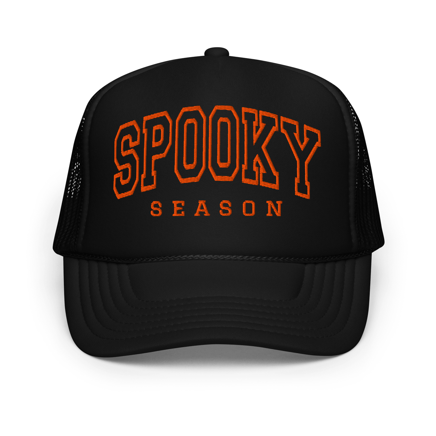 Spooky Season Embroidered Foam Trucker Hat Goth Cloth Co.