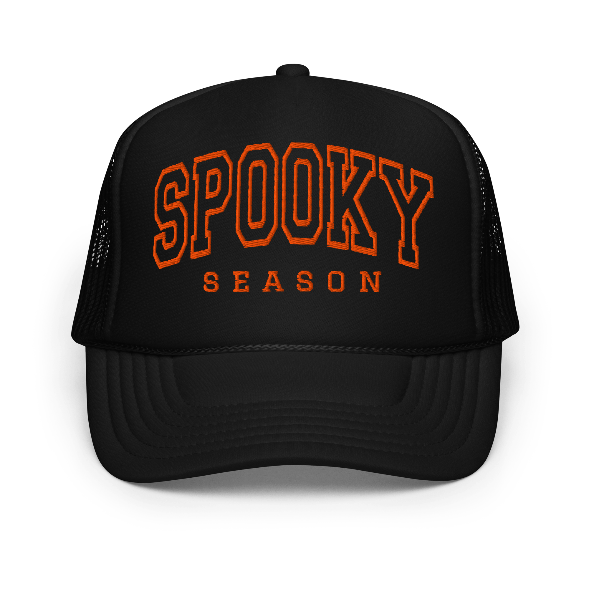 Spooky Season Embroidered Foam Trucker Hat Goth Cloth Co.