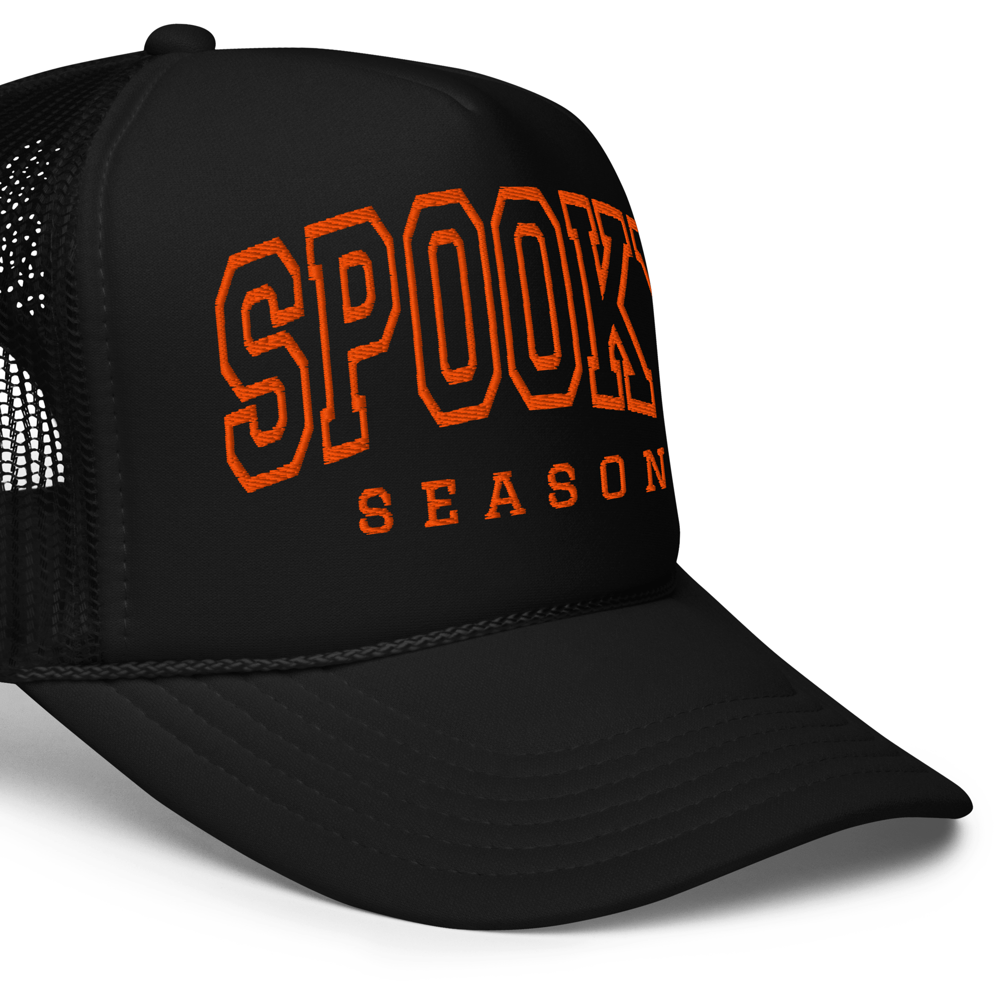 Spooky Season Embroidered Foam Trucker Hat Goth Cloth Co.
