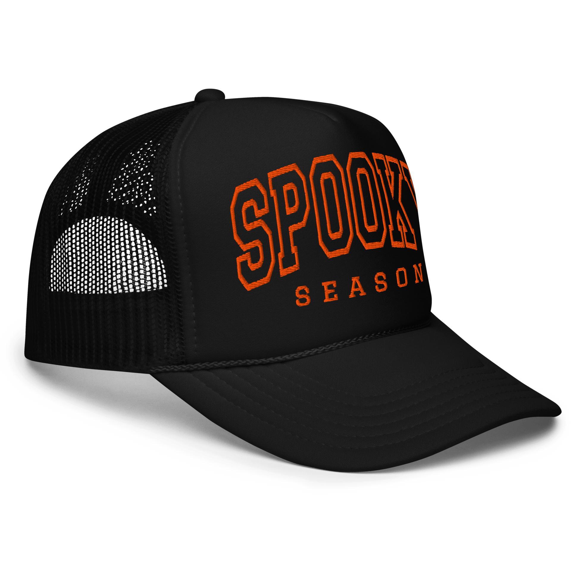 Spooky Season Embroidered Foam Trucker Hat Goth Cloth Co.