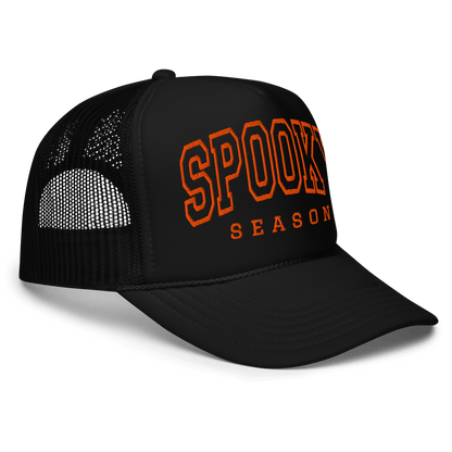 Spooky Season Embroidered Foam Trucker Hat Goth Cloth Co.